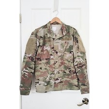 Military ACU OCP Coat Unisex Medium Regular Camo Ripstop Insect Guard Jacket