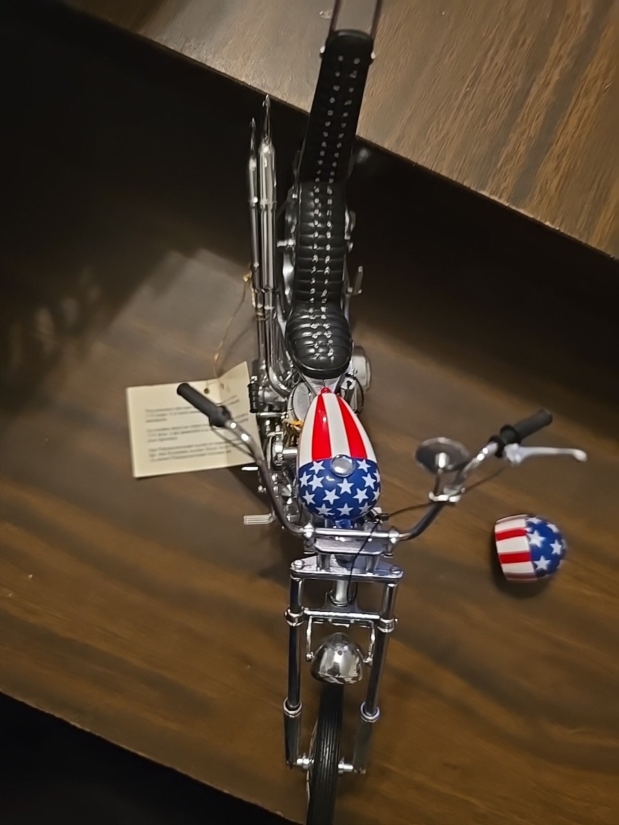 Franklin Mint Harley Davidson 1:10 Scale Captain America Easy