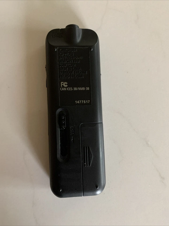 Grabadora de voz digital mono Sony serie PX ICD-PX370 4 GB Foto 2 de 4