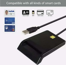 USB 2.0 Smart Card Reader DOD Military CAC Common Access-Bank card-ID for Mac OS