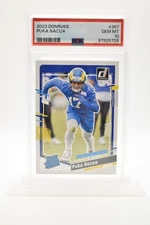 Puka Nacua #357 (Rookie Card) PSA 10  Gem Mint - 2023 Panini Donruss