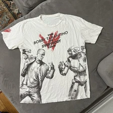 Bobby Tarantino Vs Everybody Tour Graphic Concert Band Tee Logic Mens White L