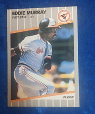1989 Fleer - #611 Eddie Murray