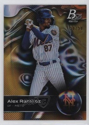 2023 Bowman Platinum Top Prospects Gold 50/50 Alex Ramirez #TOP-18 10q3