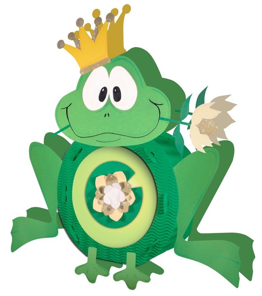 Laternen Bastelset Frosch Ursus 18700035 21,8 Cm Anleitung DIY Kinder Basteln-image