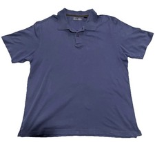 Tasso Elba 100 Supima Cotton Polo Shirt Purple Medium C86