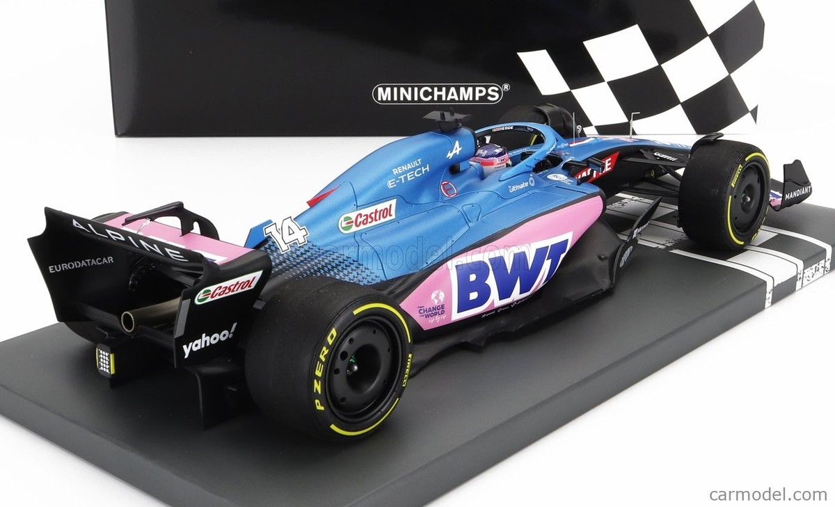 Minichamps 117220314 1/18 BWT ALPINE F1 A522 FERNANDO ALONSO