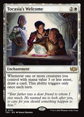 Tocasia's Welcome 0135 Non Foil Rare Tarkir Dragonstorm Commander MTG NM