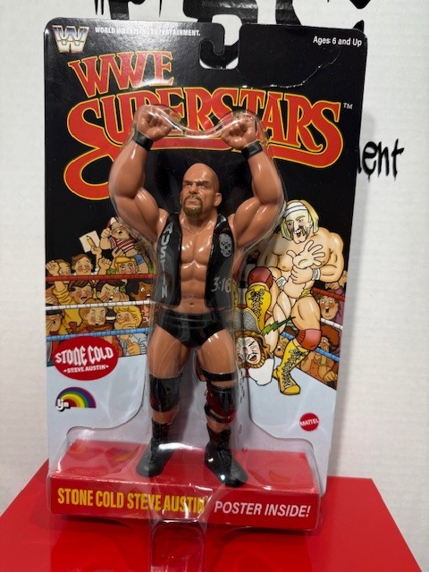 【セール中】【限定】WWE Stone Cold Steve Austin Mattel LJN WWE Superstars Stone Cold Steve Austin RARE black card