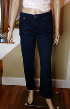 HUDSON NWT Women's Mid-Rise Straight Jeans Obscurity Blue Size: 4/27