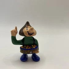 Hershey Reese's Pieces Hershkins PVC Figure 2.25" Blue/Green Hong Kong 1980's