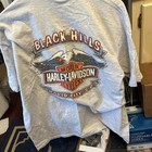 VTG Harley Davidson Grey Rapid City South Dakota T Shirt Size 2XL
