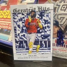 2026 Topps Greatest Hits #GH-19 Ronald Acuna Jr * Atlanta Braves