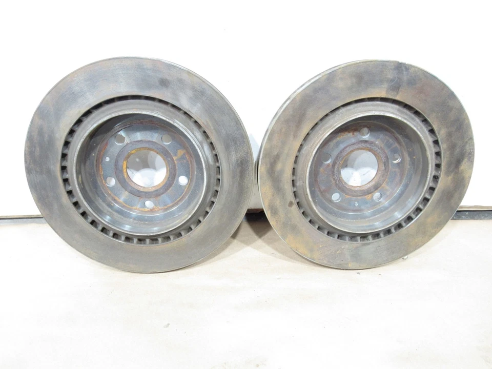 Juego de rotores de disco de freno trasero derecho izquierdo 11 12 Fisker Karma 2012 | @2 Foto 2 de 4