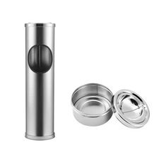 Standing Ashtray Outdoor for Patio, Large & Tall Outside Ashtrays for Cigarette.