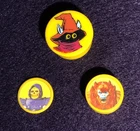 🔥VTG MOTU 1983 ORKO MAGIC COIN TRICK 3pc Top/￼Bottom & One Skeletor Coin HTF