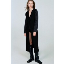 NWT ZARA CONTRASTING SHIRT DRESS Size M