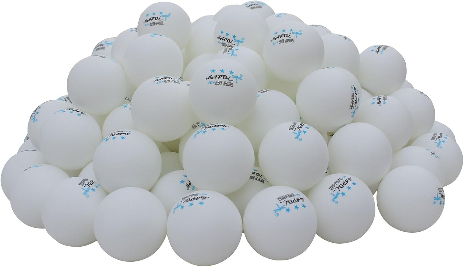 200 Count Table Tennis Balls, 3 Star Advanced Training Ball, Bulk Ping Pong Ball