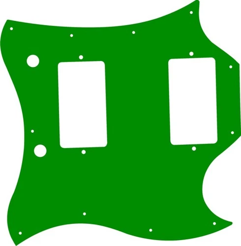 Pickguard Pick Guard Scratchplate for Gibson SG Standard Guitar Green Acrylic