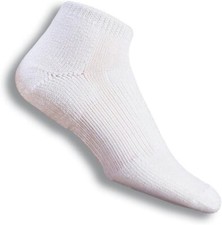 Thorlos Men's Wmm Max Cushion Walking Low Cut Socks Large, White