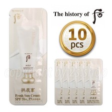 The History of Whoo Fresh Sun Cream SPF50 , PA   1ml x 10pcs