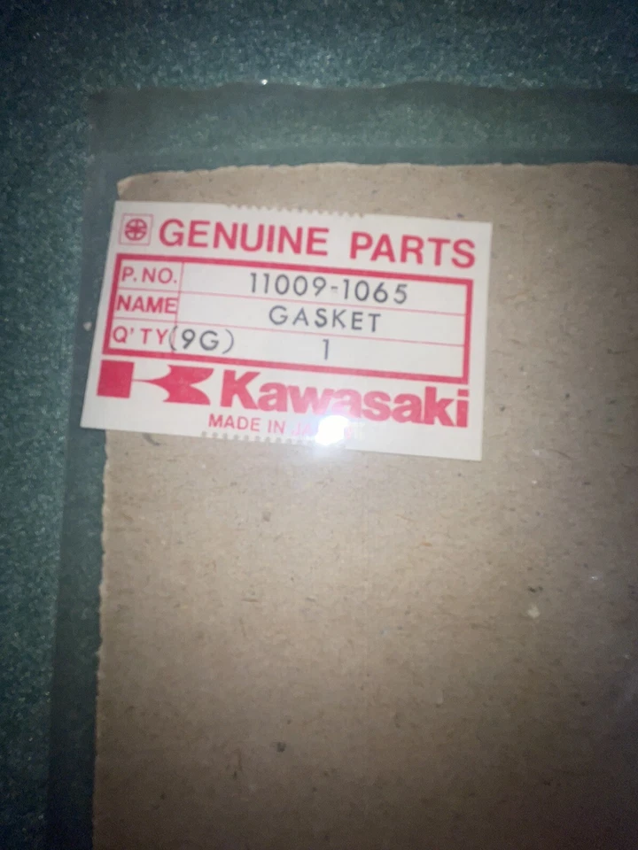 JUNTA DE CUBIERTA DE VÁLVULA NUEVA ~ 1979-80 Kawasaki KZ650 Custom, SR ~ P/N 11009-1065 (#248 Foto 2 de 2