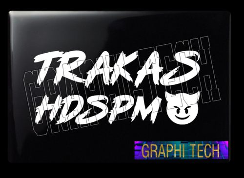 TRAKAS HDSPM STICKER CALCOMANIA DECAL PEGATINA PEGOTE CALCA * - Foto 5 di 8