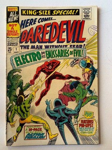 DAREDEVIL ANNUAL #1   GIANT SIZE MARVEL COMICS SEPTEMBER 1967