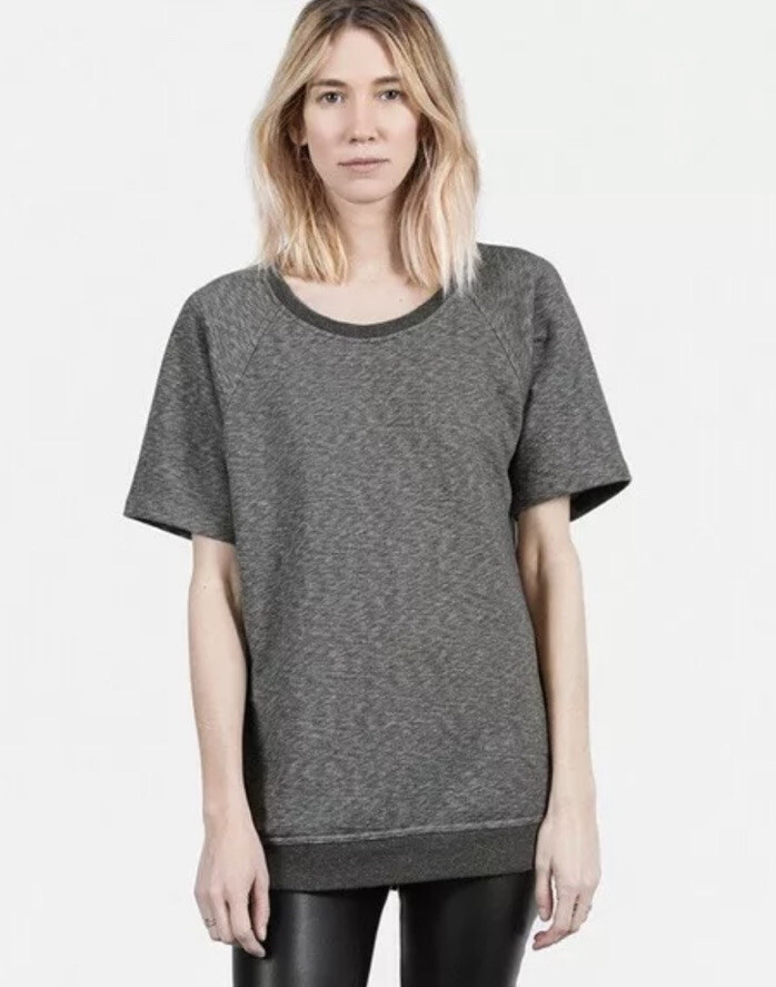 Cotton Sweatshirt Tunic Size M Womens 