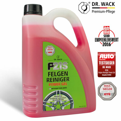 Dr. Wack P21S Felgenreiniger POWER GEL Felgen Reiniger Autopflege 2 L 2000ml 