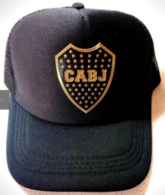 GORRA TRUCKER DISEÑO BOCA JUNIORS GOLD ARGENTINA 