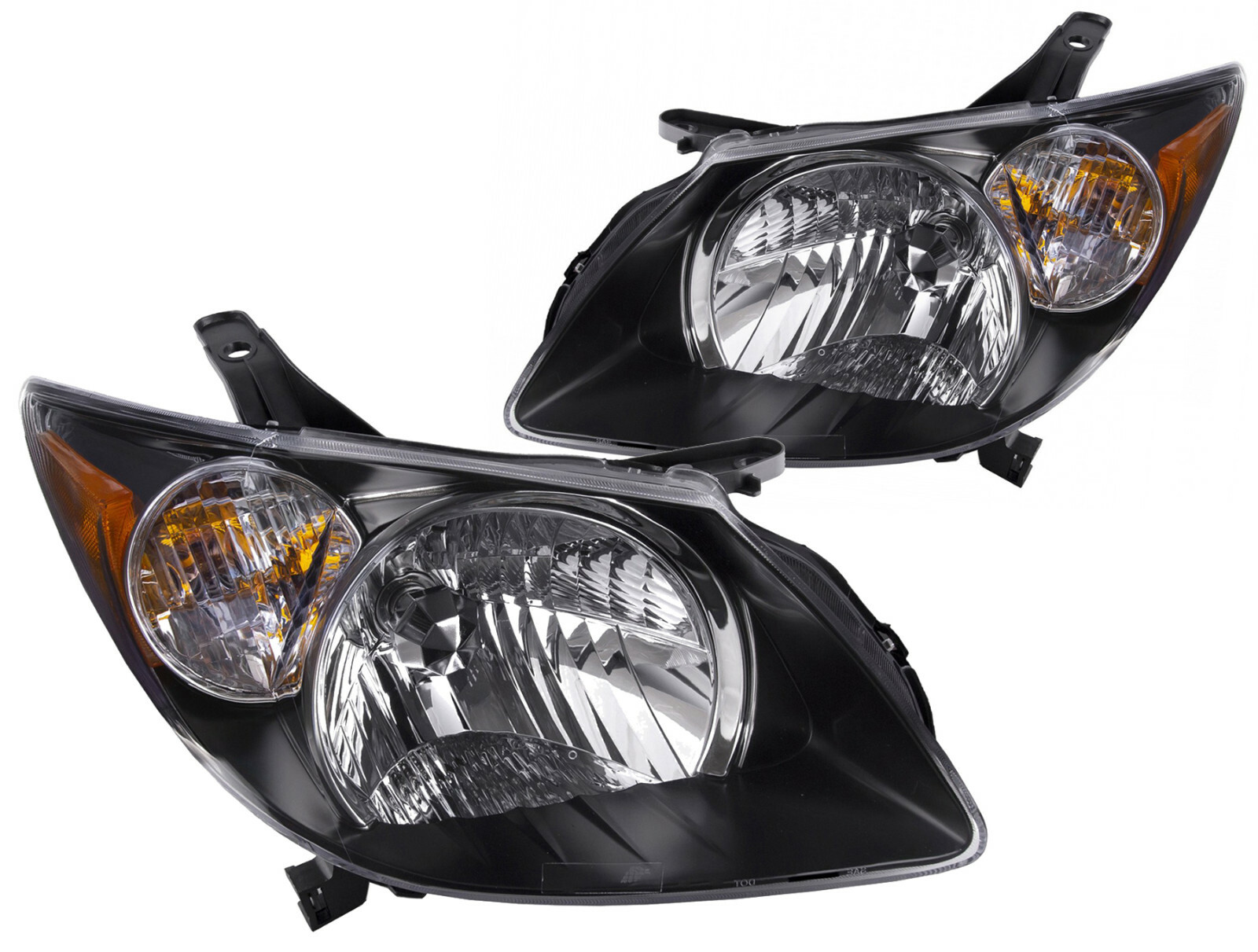 NEW DOT Headlight Headlamp Assemblies PAIR / FOR 20032004 PONTIAC VIBE