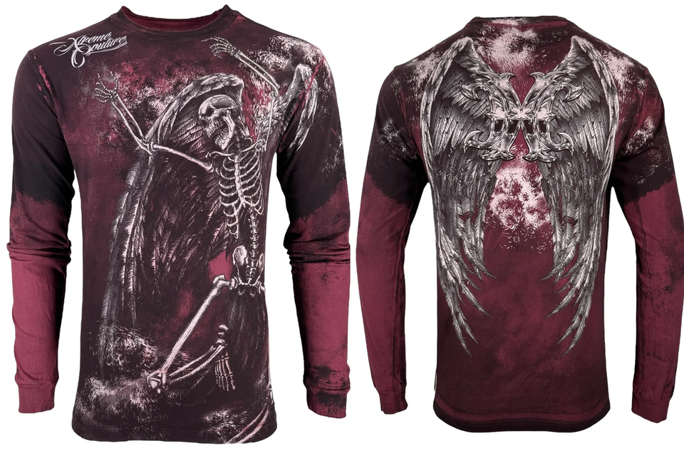 Xtreme Couture - XTREME COUTURE by AFFLICTION Men's T-Shirt DEALER Biker Black MMA S-5X