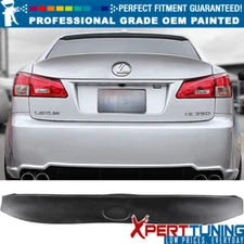 Fits 06-13 Lexus IS250 IS350 WD Style ABS Trunk Spoiler - Painted Color