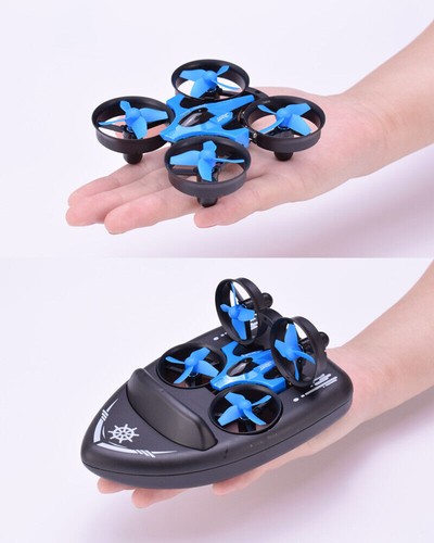 JJRC H36F 2.4G Vehicle Drone Boat 3in1Remote Control Toy 3D Flips Headless - Picture 6 of 11