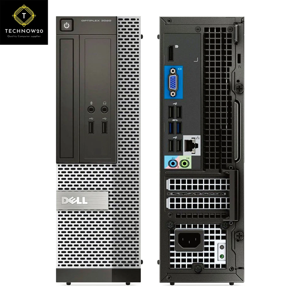 Computadora de escritorio Dell Optiplex SFF Core i5 WIFI 500 GB HDD 8 GB RAM Windows 10 PC LCD de 19 pulgadas Foto 2 de 4