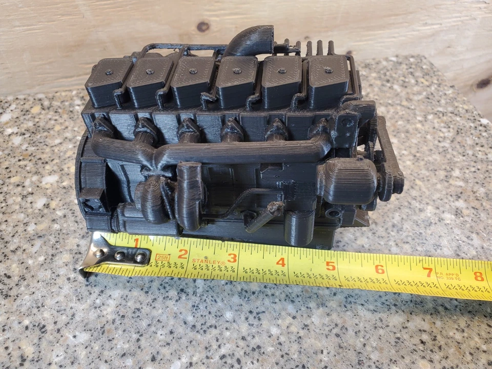 3d Print Cummins 12v Truck Rc 1/6 Scale Engine Motor Diesel - Image 2 of 4