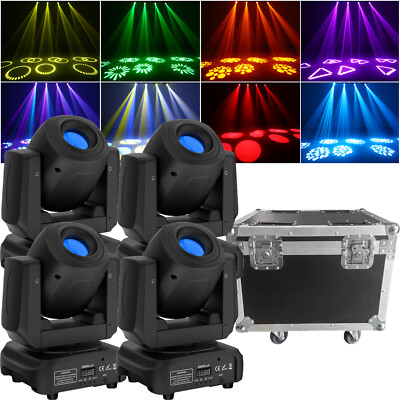 RGBW 4*120W Strahl 3Prism Gobo LED GOBO DMX Moving Head Bühnenlicht Ostern
