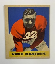 1949 Leaf Football #38 Vince Banonis (Cardinals) 125E-02