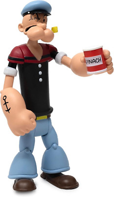 Power Stars Popeye Action Figure   Retro Style Collectible Figurine from Popeye 