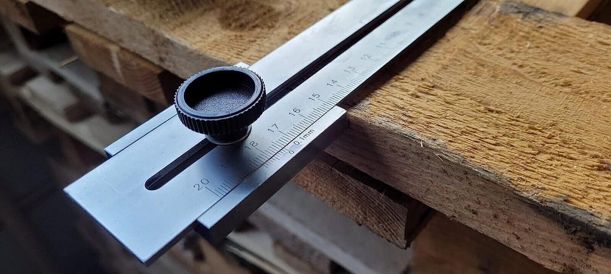 Präzisions-Streichmaß 0-200 Mm Nach DIN 2275 - Matt Verchromt