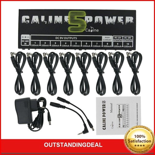 Caline Cp 05 Guitar Pedal Power Supply Guitar Effect Pedal Power 10 Ch Output Ebay