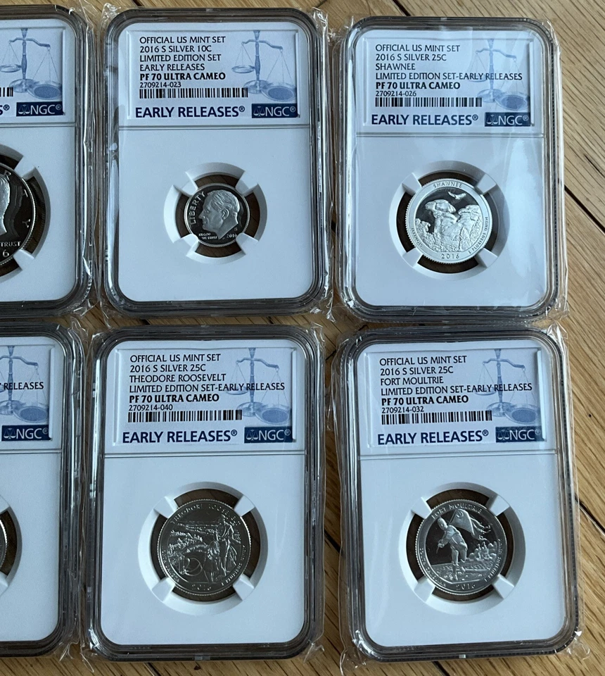 2016 30TH LIMITED EDITION NGC PROOF SET PF 70 EARLY RELEASE BLUE LABEL - Image 3 of 4