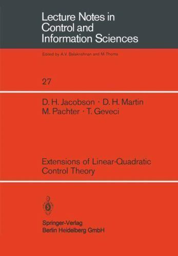 Lecture Notes in Control and Information Sciences Ser.: Extensions of ...