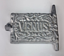 Vintage Venus Miniature Cast Iron Stove Door Part
