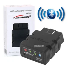 KW902 Bluetooth ODBII ODB2 Diagnostic Code Scanner Reader For PC Android Torque
