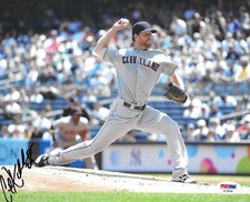 PSA/DNA Cleveland Indians COREY KLUBER Signed Autographed 8x10 Photo CY YOUNG