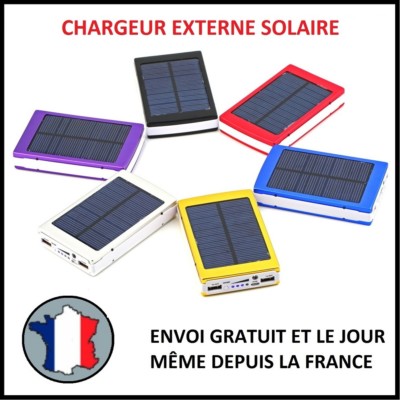 Powerbank 100000mAh Avec 3 Ports USB 2.1A - Chargeur Externe Universel Pour Téléphone Et Tablette, Neuf, Blanc