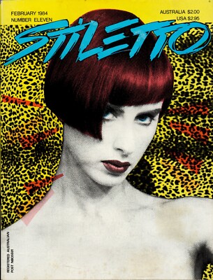 Stiletto mag - February 1984 - Nick Cave, Desbina Collins, SPK + Corpse Grinders