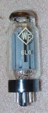 RARE NOS 6L6 6L6G KT66 GERMAN VINTAGE TUBE WF- RFT WELDED PLATES * BRIDGE GETTER